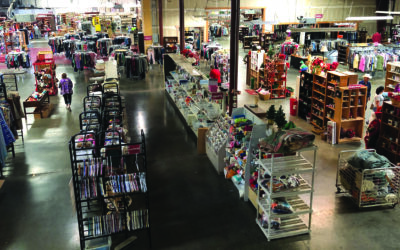 Shop for Treasures at our two HUGE Thrift Stores