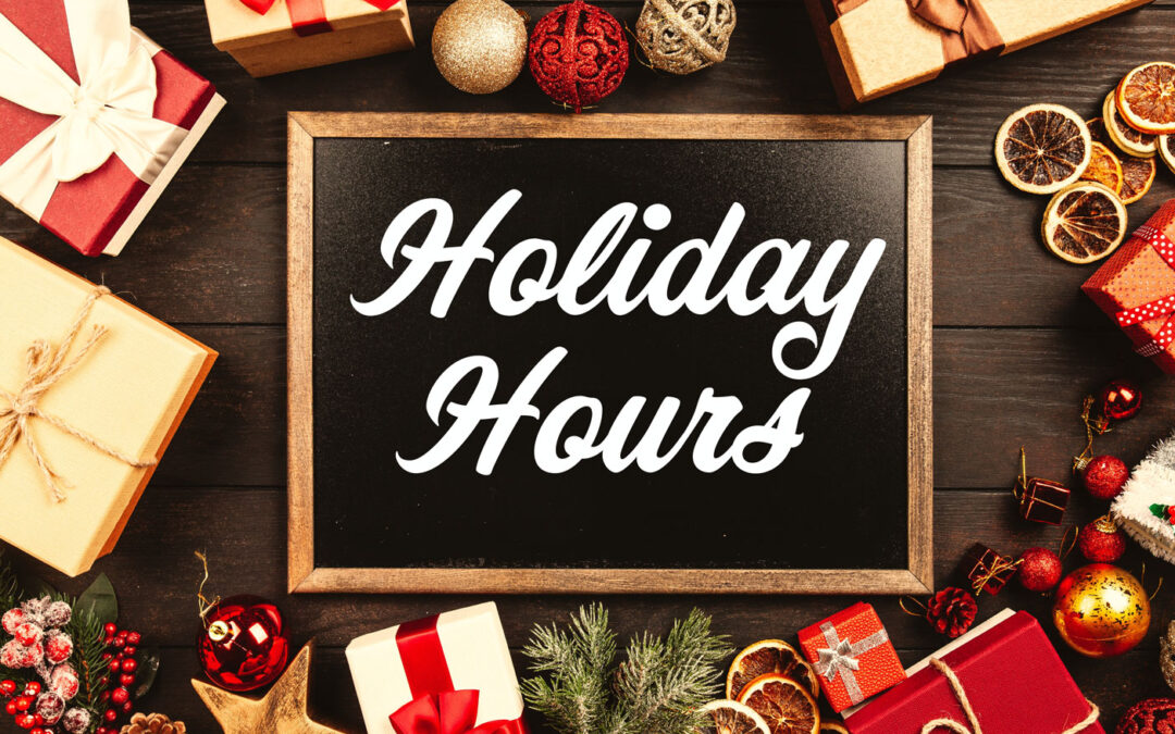 Holiday Hours for Stepping Stones