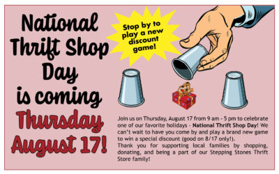 National Thrift Shop Day Coming Aug 17